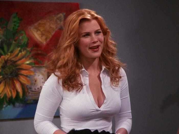 Alison Sweeney, who was in the real-life sitcom "Days of Our Lives," was also in the version of the show in the "Friends" universe.