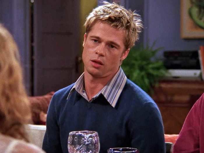 Brad Pitt appeared on the show during season eight, while he was married to Jennifer Aniston.