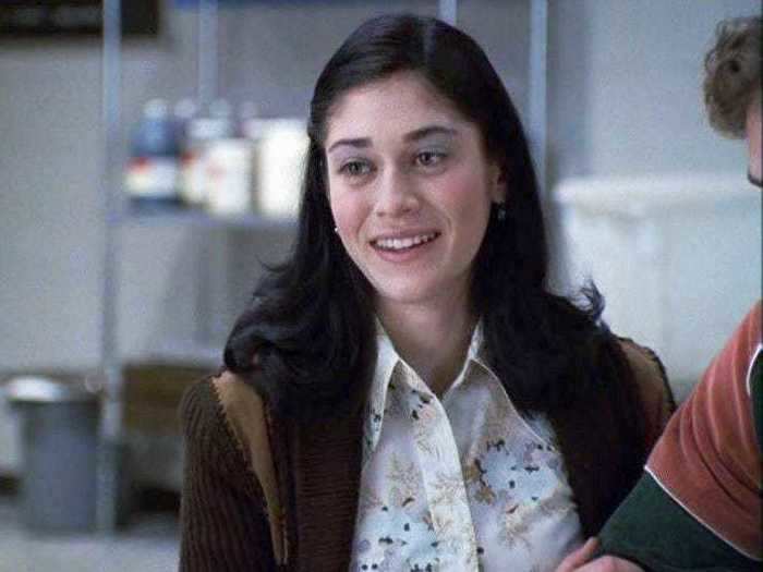 Lizzy Caplan got her acting start playing Sara, a disco-dancing student who has a crush on Nick.