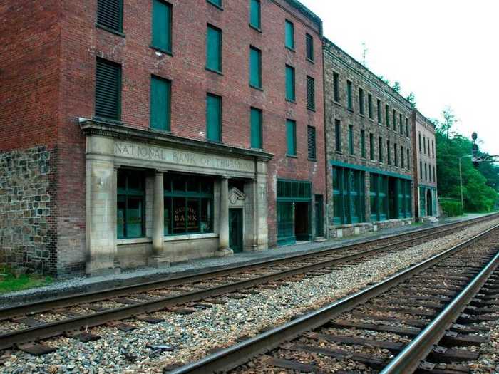 The abandoned town is now the site of ghost hunts to explore the area