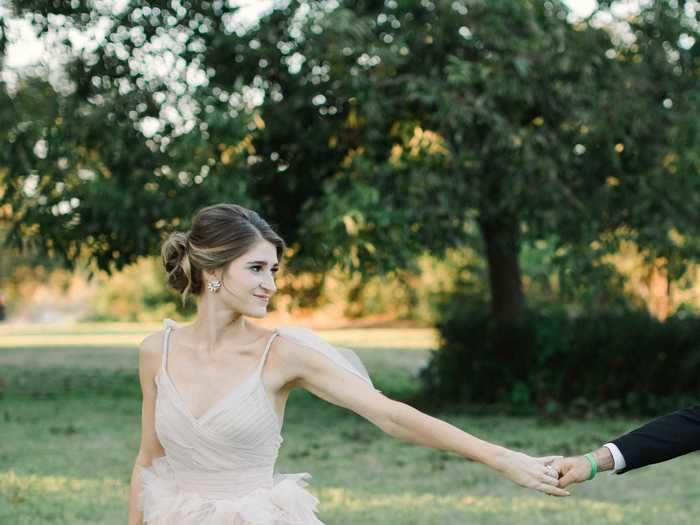 "I just felt the prettiest I had ever felt in my whole life," Aly said of her wedding day look.