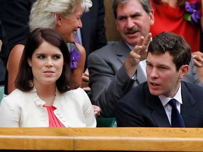 2014: They found time to attend Wimbledon together.
