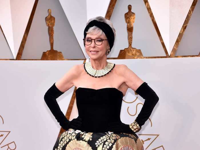 Nobody does it like Rita Moreno. The dress she wore at the 2018 Academy Awards was the same one she wore 56 years prior.