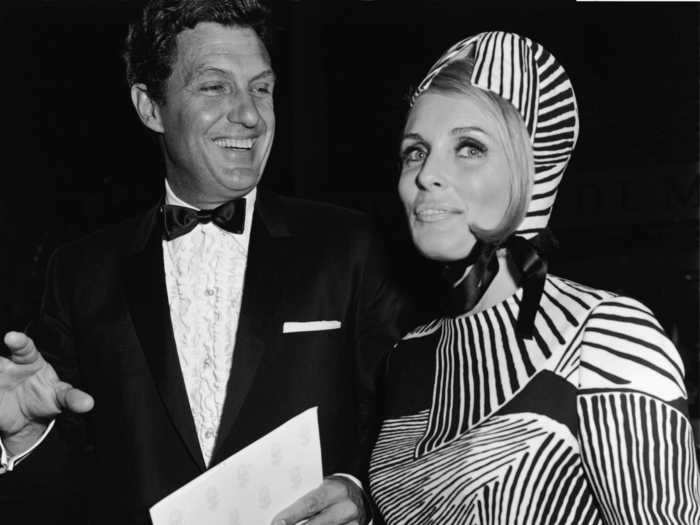 In 1967, stars starting taking more dramatic fashion risks, like Rosemarie Stack at the Academy Awards.