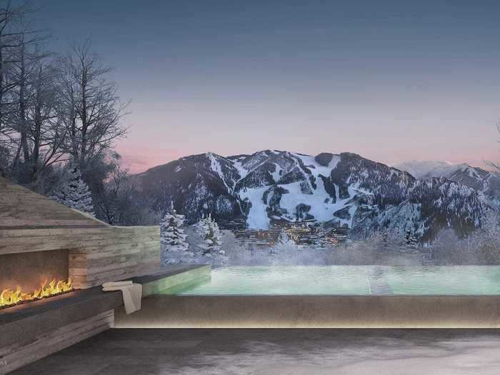 And a heated infinity pool offers R&R after a day on the slopes.