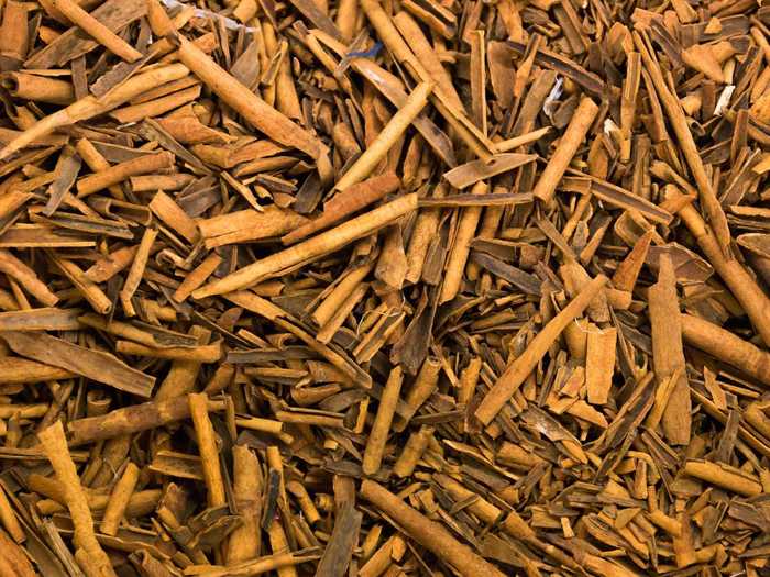 When you see a ton of cinnamon together, it just looks like wood shavings.