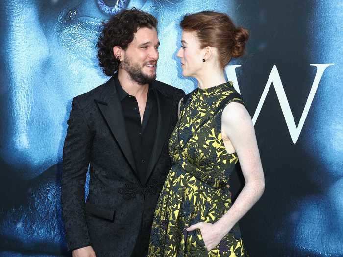 Then the engagement was formally announced. On September 27, Harington and Leslie