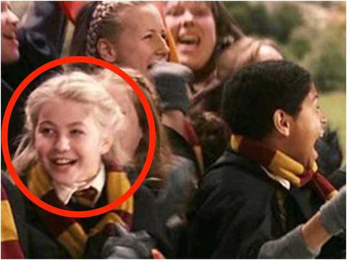 Julianne Hough appears as a Gryffindor student.