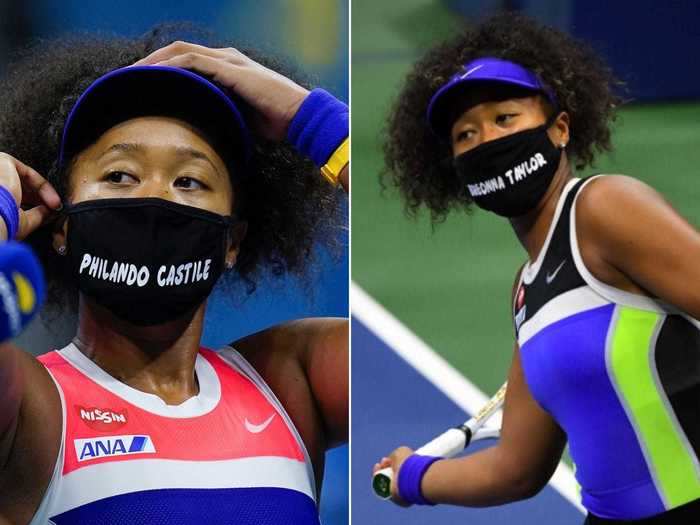 And at the 2020 US Open, she made headlines for wearing seven different face masks honoring various victims of police brutality in high-profile cases.