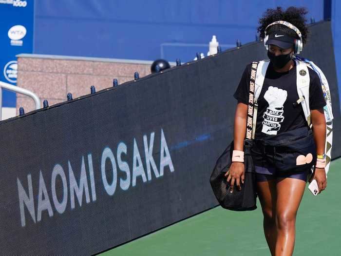 At the Cincinnati Open, she reached the finals before withdrawing with a hamstring injury. Before the injury, she made waves by withdrawing — and later re-entering — the tournament in protest of police brutality and racial inequities.