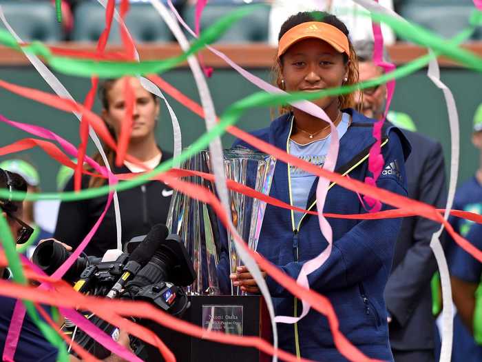 Shortly thereafter, she earned her first WTA championship win in convincing fashion at Indian Wells.