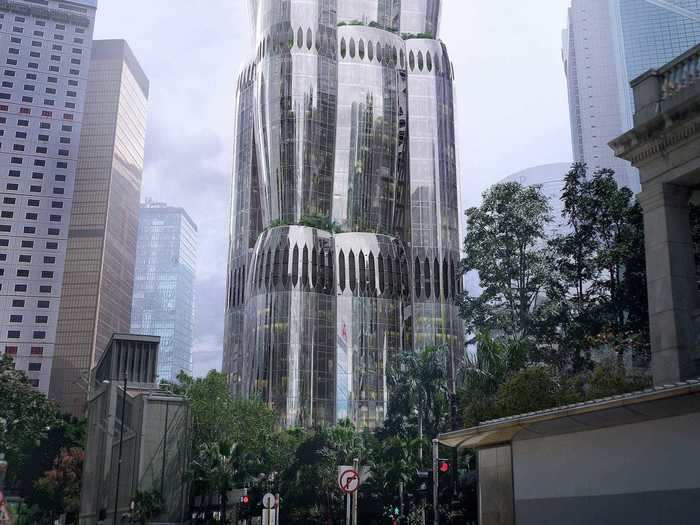 Set to open by 2022, the building will span an entire city block in Central, Hong Kong