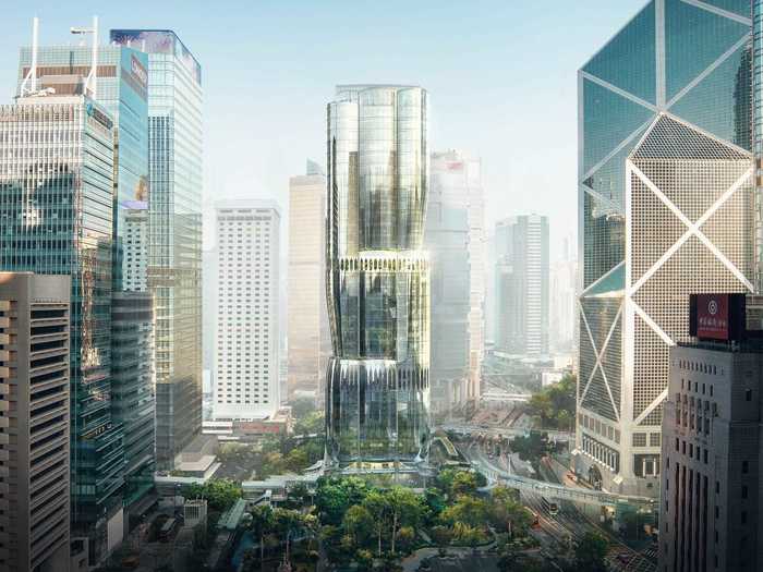 Zaha Hadid Architects has revealed the design for 36-story glass tower inspired by a native Hong Kong flower.