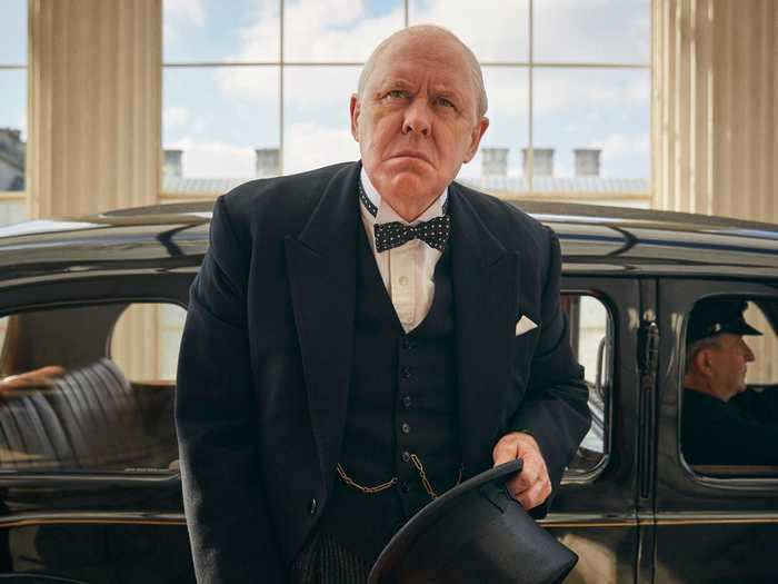 John Lithgow played British Prime Minister Winston Churchill.