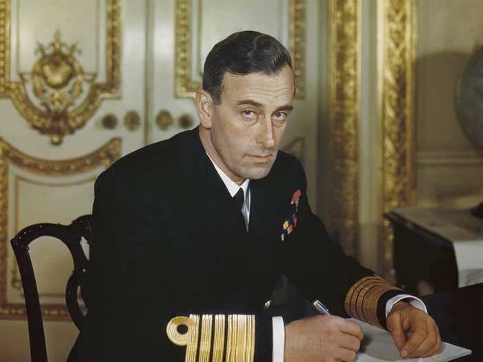 This is Mountbatten in 1943.