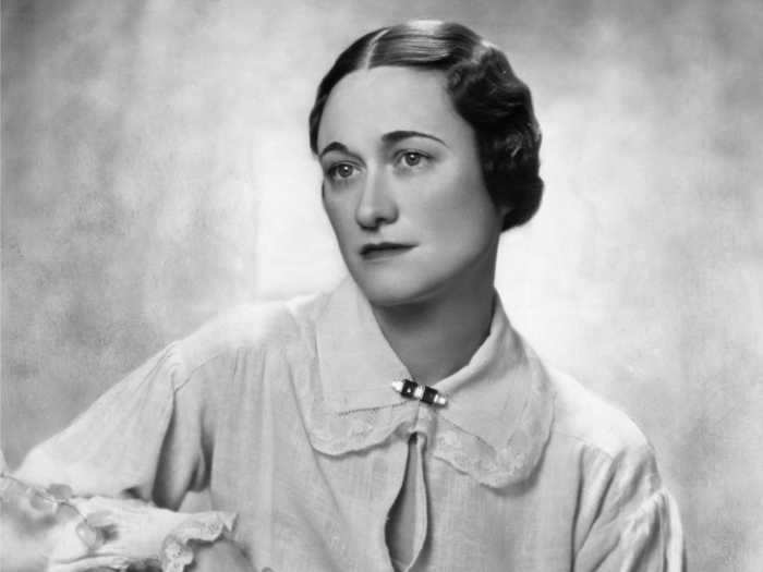 Williams looks remarkably like the real Wallis Simpson, pictured here in 1935.