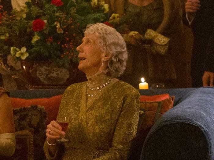 During the early seasons, Eileen Atkins played Queen Mary, Elizabeth II