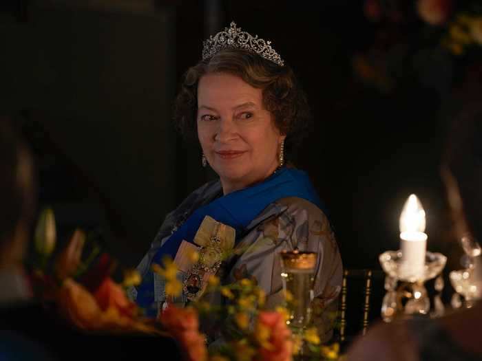 Marion Bailey plays the Queen Mother in seasons three and four.