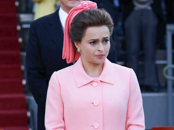 Helena Bonham Carter took over the role as Princess Margaret on season three.