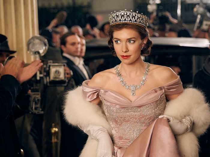 Vanessa Kirby was the first to portray Princess Margaret, the queen