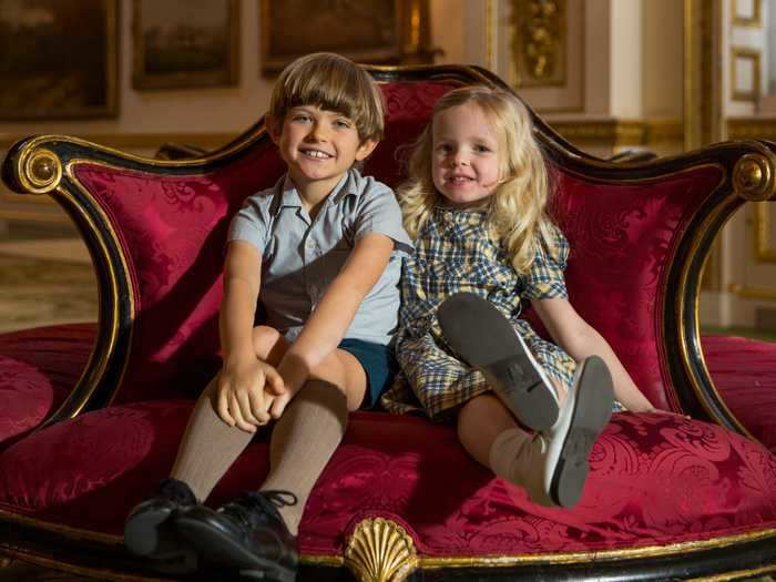 These young actors portrayed Elizabeth and Philip