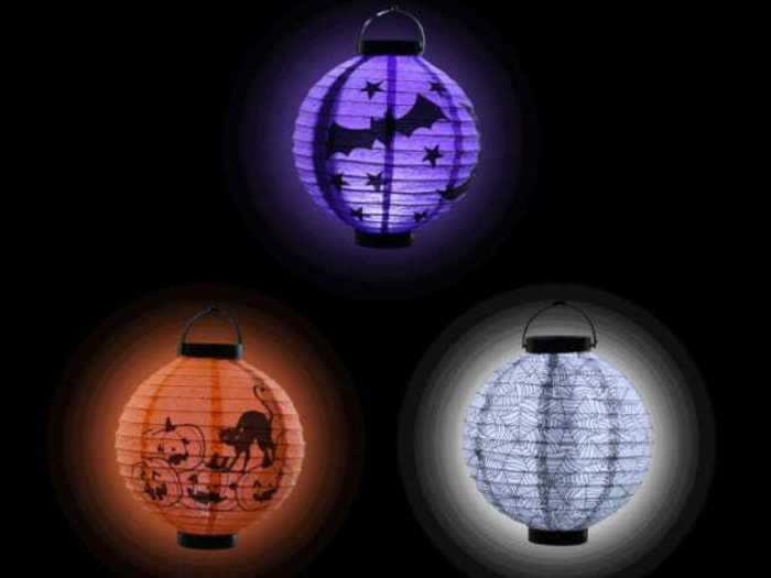 Give your porch a spooky vibe with these cute mini lanterns.