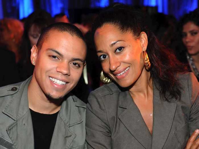 Evan Ross and Tracee Ellis Ross