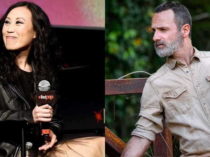 Showrunner Angela Kang has a special ax from Andrew Lincoln, but she doesn