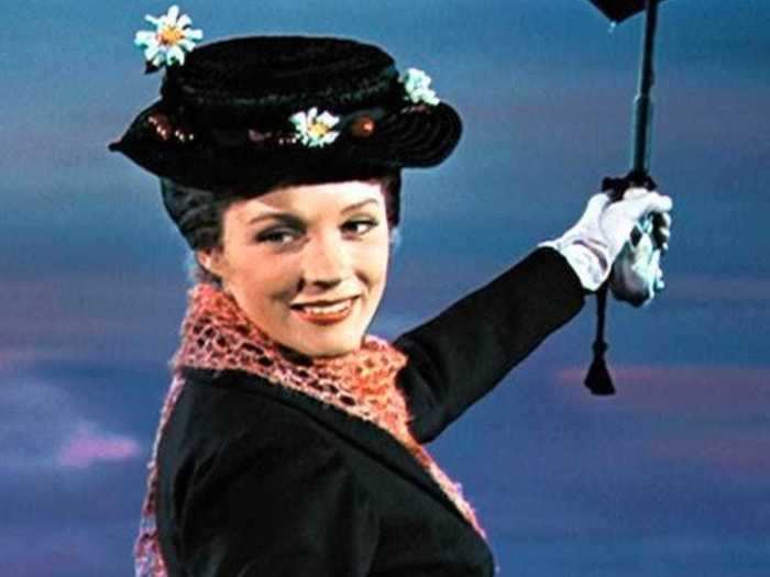 She starred as the titular lead in one of her highest-rated films, "Mary Poppins" (1964).