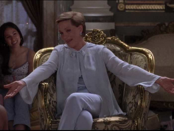 In "The Princess Diaries 2: Royal Engagement" (2004), she returned as Queen Clarisse Renaldi.