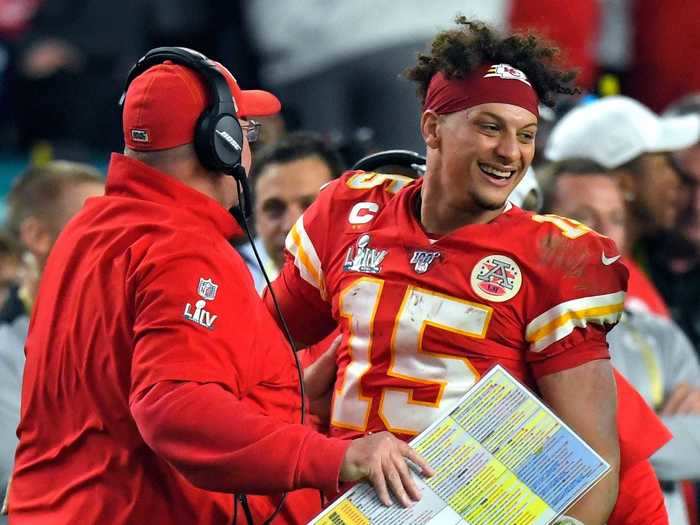 As reigning MVP, Mahomes led the Kansas City Chiefs to a 12-4 regular season, securing the team a first-round bye in the NFL playoffs.