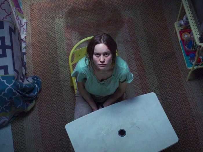 Larson confined herself to her home for a month to get in the mindset for her role in "Room."