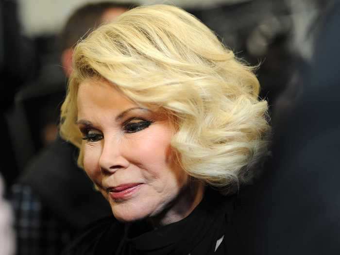 Joan Rivers said she struggled to have more children after her daughter was born.