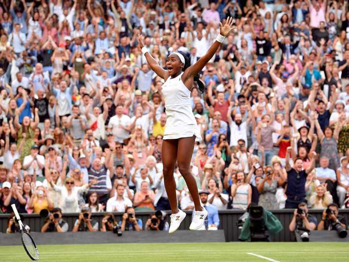 After her career-defining victory over Venus Williams, Gauff advanced to the fourth round of the tournament thanks to wins against Magdaléna Rybáriková and then-No. 60 Polona Hercog.