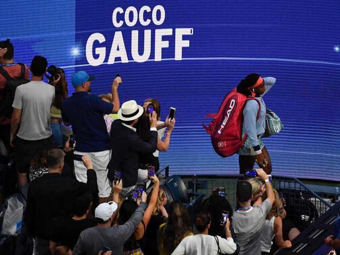 And in 2012 — just two years after she picked up a racquet for the first time — Gauff won the "Little Mo" eight-and-under nationals slam.