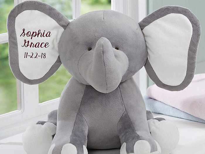 A cuddly elephant for a special occasion