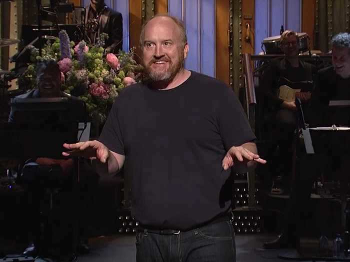 In 2015, Louis C.K. opened the show with jokes about child molestation.