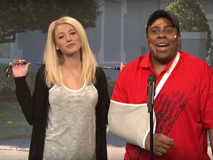 Audiences felt the show made light of domestic abuse after Kenan Thompson played a battered Tiger Woods.