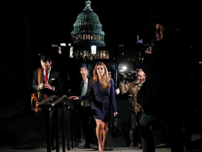 "There are no words to adequately express my gratitude to President Trump," Hicks said in a statement. "I wish the President and his administration the very best as he continues to lead our country."
