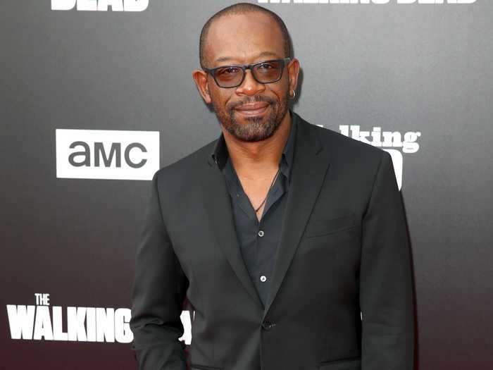 British actor Lennie James is always wearing glasses off set. He also has a pierced ear.