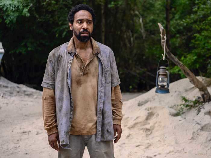 Virgil tried to trap Michonne on an island before letting her go to search for Rick.