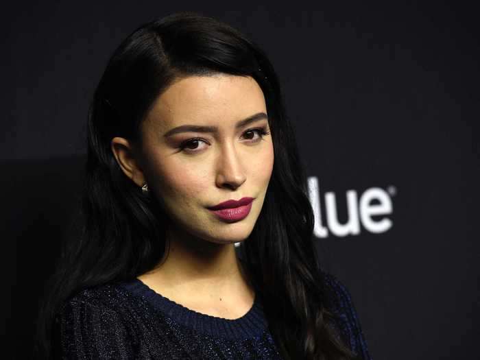 Actress Christian Serratos looks glamorous when she