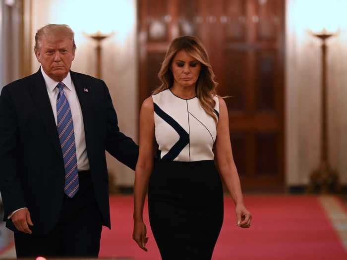 President Donald Trump and First Lady Melania Trump