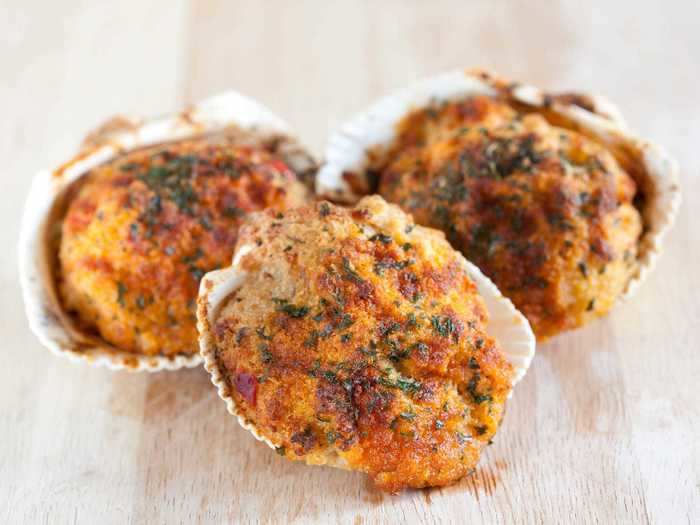 RHODE ISLAND: Stuffed clams