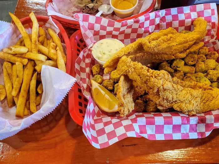 IOWA: Fried catfish