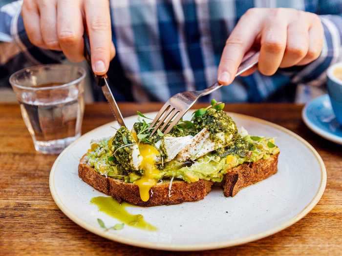 CALIFORNIA: Avocado toast