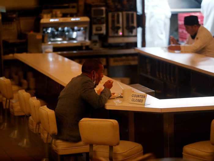 Restaurants, like The Oyster Bar, were allowed to open their doors to indoor guests on September 30.