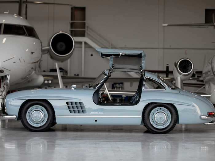 Including the striking gull-wing doors.