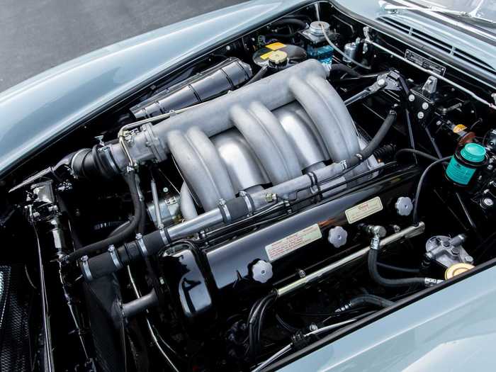 It has a number-matching inline-six engine as well as a numbers-matching four-speed transmission — a term used in the business to denote authenticity.