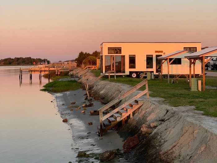 Tanya Jackson lives in a 391-square-foot house in Ocean Isle Beach, North Carolina.